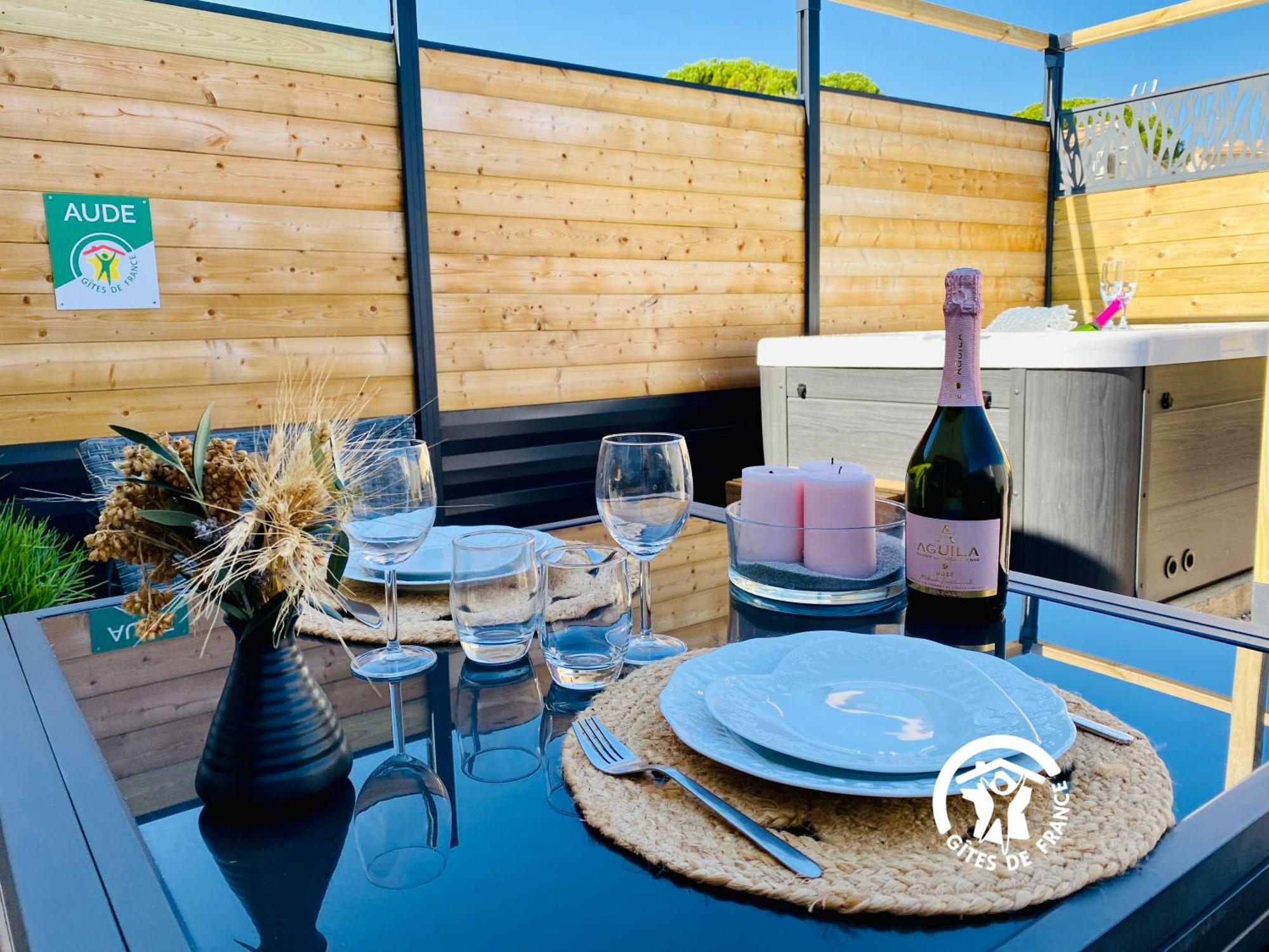 Gite & Spa Le Villemachois - 4 Etoiles - Jacuzzi Couvert - Calme Et Independant - Clim - Parking - 5 Min Carcassonne Villemoustaussou Exterior photo